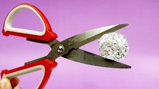 8 Ways to Sharpen Scissors  Life Hacks [upl. by Eilla]