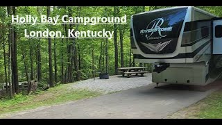 Holly Bay Campground Corps of Engineers 395 Laurel Lake Rd London KY 40744 [upl. by Karole]