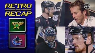 Sedins save the day in 4 OT thriller  Retro Recap  Stars vs Canucks [upl. by Llekim]