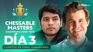 Carlsen y José Martínez Alcántara en la División I del Chessable Masters  Cuartos de Final [upl. by Yblok]