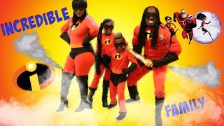 The INCREDIBLES Family In Real Life [upl. by Fanni222]