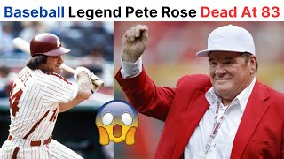 Pete Rose Baseball Legend Dead at 83 [upl. by Simara]