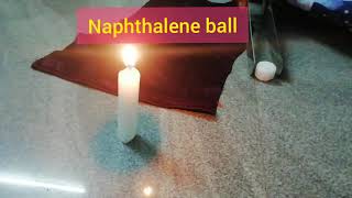 Experiment with naphthalene balls🔥fire vs naphthalene ball science experimentMoth ball burning test [upl. by Fisoi]