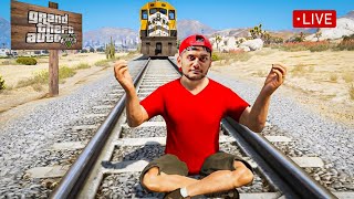 MEDITATION VS TRAIN WHO WILL WIN  🚄💥 GTA 5 LIVE  Dhawaniya Gaming is live [upl. by Dnana]