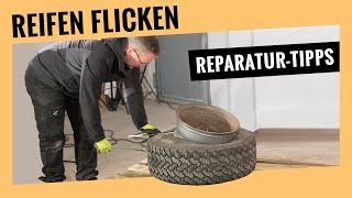 Reifen unterwegs selbst flicken – So wird es gemacht ReparaturTipps [upl. by Arikahc]