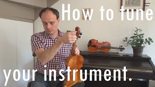 How to tune your instrument [upl. by Naarah]