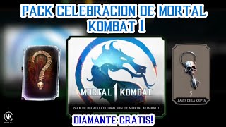 ABRIENDO PACK DE REGALO DE CELEBRACIÓN MORTAL KOMBAT 1  Mortal Kombat Mobile [upl. by Erastus987]