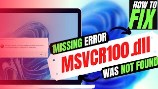 2023 How To Fix MSVCR100dll Missing Error ✅Not found error💻 Windows 10117 💻 3264bit [upl. by Gnoh573]