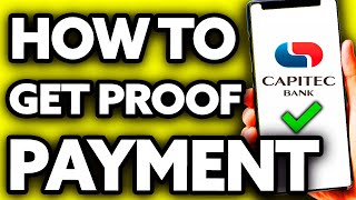 How To Get Proof of Payment from Capitec App EASY [upl. by Llennyl183]