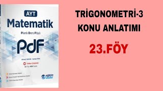 Eğitim Vadisi AYT Mat Pdf Föy23 Trigonometri3 Konu Anlatımı [upl. by Drescher]