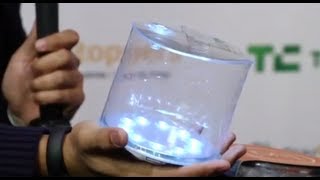 Mpowered Luci Micro Solar Powered Light  TechCrunch At CES 2013 [upl. by Lantha]