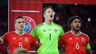 GOOSEBUMPS Wales fans deliver incredible rendition of the national anthem [upl. by Eitnom]