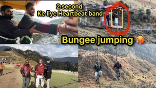 Tried Bungee Jumping For The First Time😅 [upl. by Leiba]