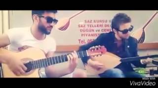 Hani büklüm büklüm Bağlama amp Gitar [upl. by Florri]