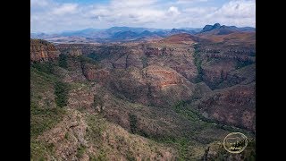 Wild Skies Helicopter from Dulini Private Game Reserve to Khaya Ndlovu via Blyde River Canyon [upl. by Sukul782]