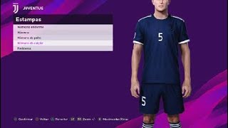 Juventus PM Black White 2nd kit 20202021 [upl. by Jaddo]