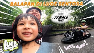 ALINSKIE FAMILY BALAPAN DI LUGE SENTOSA [upl. by Niveek]