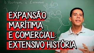 Expansão Marítima e Comercial Ibérica  Extensivo História  Descomplica [upl. by Trab]