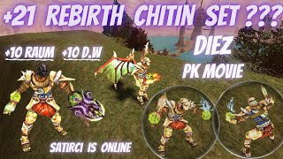 Knight Online  21 ROGUE CHİTİN SET  10 RAUM  DARK VANE   SATIRCI DİEZ PK MOVİE [upl. by Anniram]