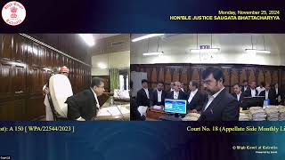 25 November 2024  Court No 18  Live Streaming of the Court proceedings [upl. by Marys]