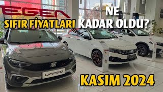 Sıfır Km Fiat Fiyat Listesi  Kasım 2024  Egea Cross Egea Sedan ve 600 Fiyatları [upl. by Ahsaei]