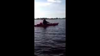 Trying out my new Wilderness Systems Tarpon 120 Kayak for the first time [upl. by Richel568]