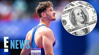 Olympic Pole Vaulter Anthony Ammirati OFFERED 250k From Adult Website After Viral Moment  E News [upl. by Yslek]