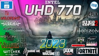 🔵Intel UHD 770 in 15 GAMES i513600K  20222023 [upl. by Aztinaj706]