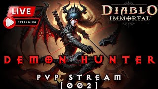 🔴LIVE  10k res 39kcr DH PvP strafe build  Diablo Immortal 002 [upl. by Gabriela]