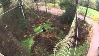 Go Ape Wendover Woods Tarzan Swing [upl. by Angid385]