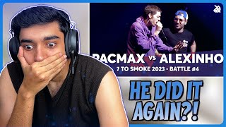 SAVAGE REACTS  PACMax 🇫🇷 vs Alexinho 🇫🇷  GRAND BEATBOX BATTLE 2023 7 TO SMOKE  Battle 4 [upl. by Koh]