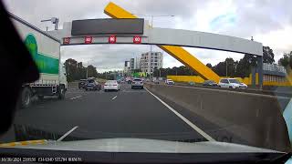 Entering Citylink Northbound from montague st south melbourne [upl. by Bruyn28]