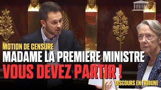 La Première ministre doit démissionner [upl. by Carry]