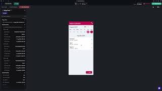 Lets build a calendar app lowcode nocode flutterflow [upl. by Arrehs722]