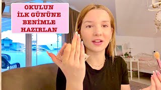 Okulun İlk Gününe Benimle Hazırlan Ecrin Su Çoban Üniversite [upl. by Cosme485]