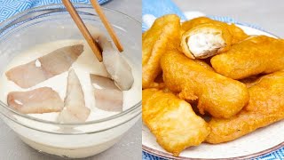 Crispy beer battered cod how to make it golden and crunchy [upl. by Llekcor494]