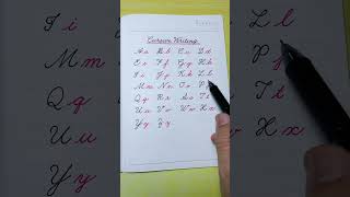 Cursive writing a to z  Cursive abcd  Cursive handwriting practice abcd  Cursive letters abcd abc [upl. by Ohnuj]