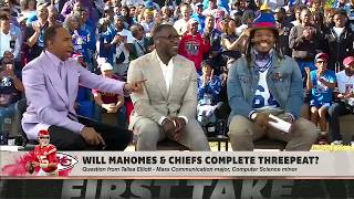 Stephen A Shannon Sharpe amp Cam Newton RESPOND Chiefs Lakers amp Kendrick Lamar  First Take [upl. by Naesal]