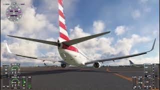 Softest KBOS Landing Ever B738 Flight Simulator 2024 05 17 21 00 26 [upl. by Ynoep]