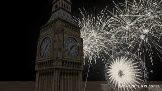 London Fireworks 2013 Best Of 2012  FWsim [upl. by Anaoj295]