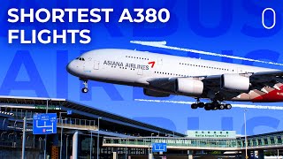 Revealed The World’s Shortest Airbus A380 Flights [upl. by Vitoria394]