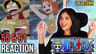 WE ARE OFF TO GRANDLINE  One Piece Episode 55 61 and Opening 2 Reaction [upl. by Ayisan998]