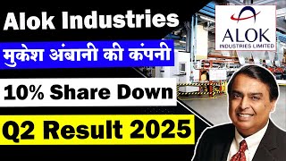 Alok Industries Share News  Alok Industries Q2 Result  Market Momentum stockmarketnews reliance [upl. by Oberheim]