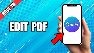 How To Edit PDF in Canva Mobile [upl. by Atlee]