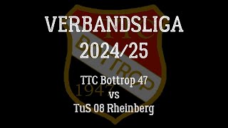 Verbandsliga WTTV 202425  Matthias Langer vs HansChristian Dietze [upl. by Rugen738]