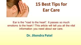 Health Videos 15 Best Tips for Ear Care [upl. by Ayo491]