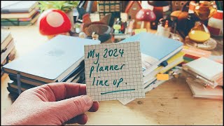 MY 2024 PLANNER DIARY amp WRITING JOURNAL LINE UP  getting organised for a productive 2024 [upl. by Jone]