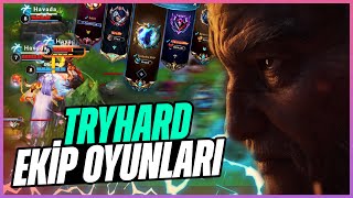 TRYHARD YÜKSEK ELO 5VS5 EKİP OYUNLARI   Wild Rift Yasuo [upl. by Nosylla]