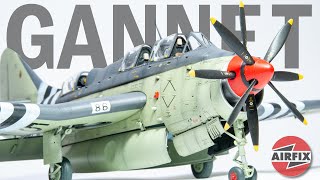 Airfixs Brand New 148 Fairey Gannet  Full Build  HD [upl. by Llewxam512]