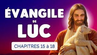 Évangile de Luc 🙏 Nouveau Testament Bible en Livre Audio  Luc chapitre 15 à 18 [upl. by Buseck]